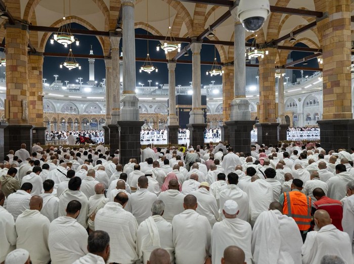 Suasana Masjidil Haram pada 10 hari terakhir Ramadan. Foto diunggah pada 14 Maret 2026.