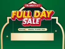 Persiapan Sambut Lebaran, Belanja di Transmart Full Day Sale Diskon 50% + 20%