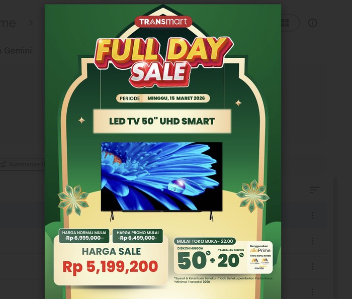 Transmart Full Day Sale