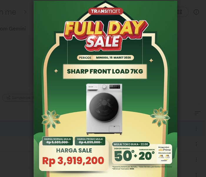 Transmart Full Day Sale