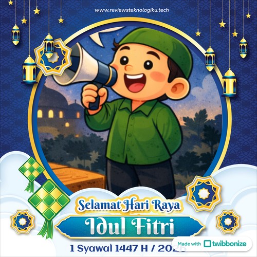 Twibbon Idul Fitri 2026 terbaru dan gratis.