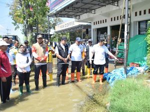Wagub Emil Tinjau Banjir di Lamongan, Ini Langkah Daruratnya