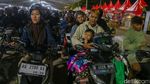 Ekspresi Anak-anak Ikut Mudik Naik Motor