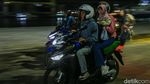 Ekspresi Anak-anak Ikut Mudik Naik Motor