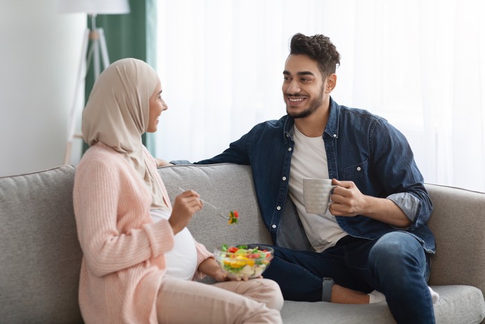 ibu hamil makan