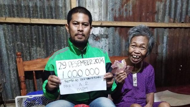 Irwan Rewa Dg. Kompo (35), pengemudi ojol yang jadi harapan masyarakat prasejahtera.