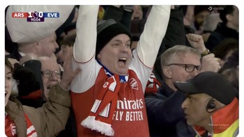 Arsenal sepertinya akan menang Liga Inggris untuk pertama kalinya sejak tahun 2004. Foto: X.com