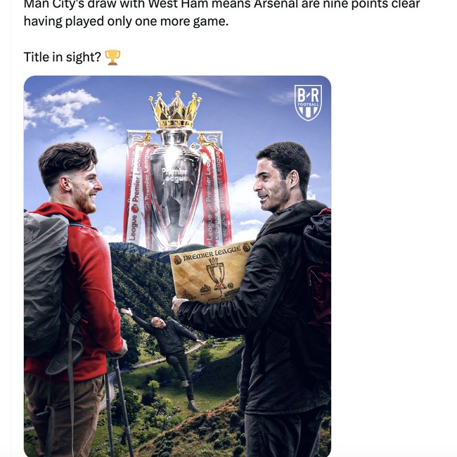 Meme Arsenal Makin Dekat Jadi Jawara Liga Inggris