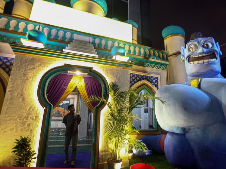 Pos Mudik Gadog Hadir dengan Konsep Unik Bertema Aladin