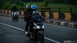 Potret Pejuang Mudik Motor demi Lebaran di Kampung Halaman