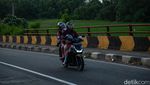 Potret Pejuang Mudik Motor demi Lebaran di Kampung Halaman