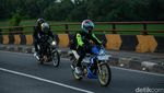 Potret Pejuang Mudik Motor demi Lebaran di Kampung Halaman