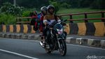 Potret Pejuang Mudik Motor demi Lebaran di Kampung Halaman