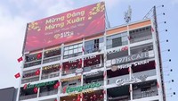Apartemen itu bukan tempat tinggal, melainkan berisikan banyak kafe. Apartemen tapi cafe, tulis Rafael.  Foto: Instagram @rafaell_16