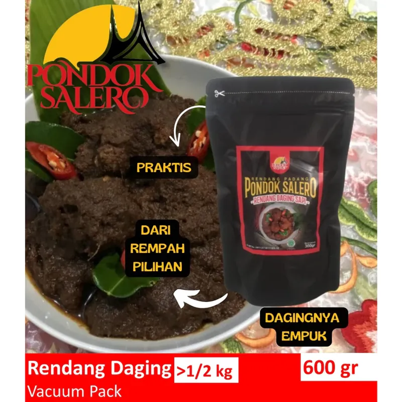 Rendang kemasan.
