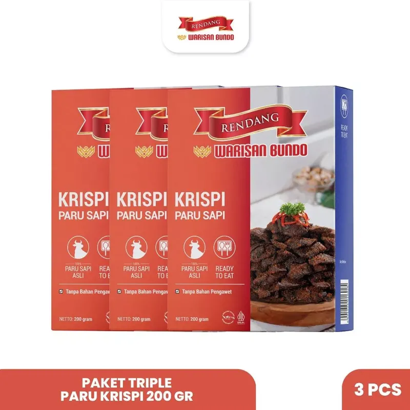 Rendang kemasan.