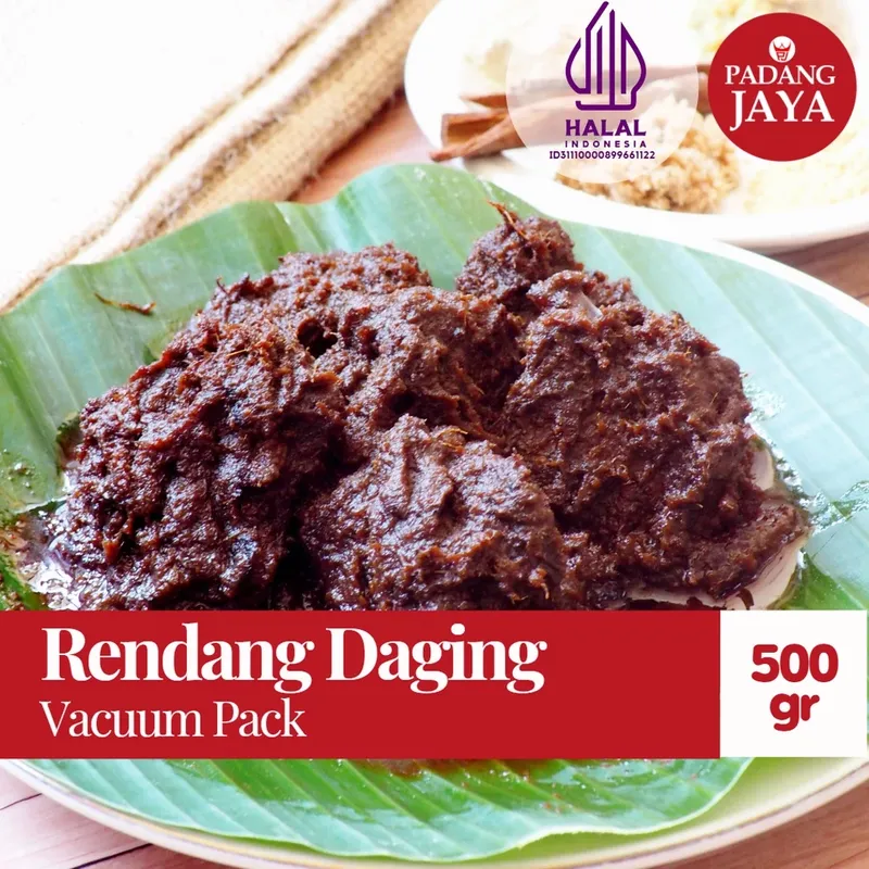 Rendang kemasan.