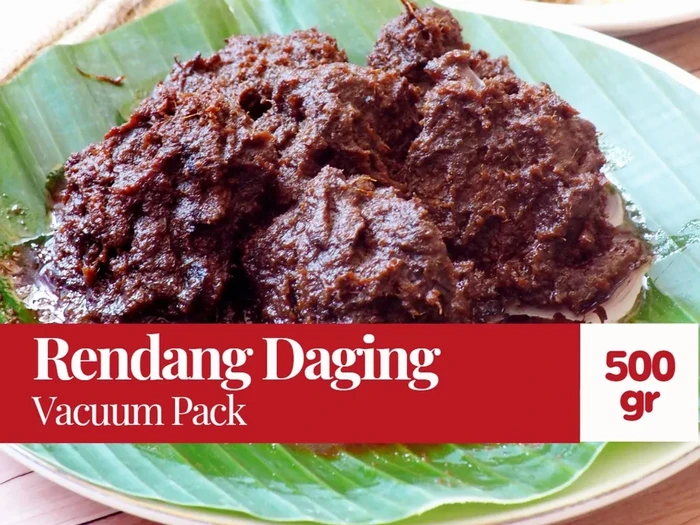 Rendang kemasan.