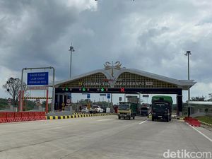 Arus Mudik di Tol Muaro Sebapo Jambi Ramai Lancar, 3.400 Kendaraan Melintas
