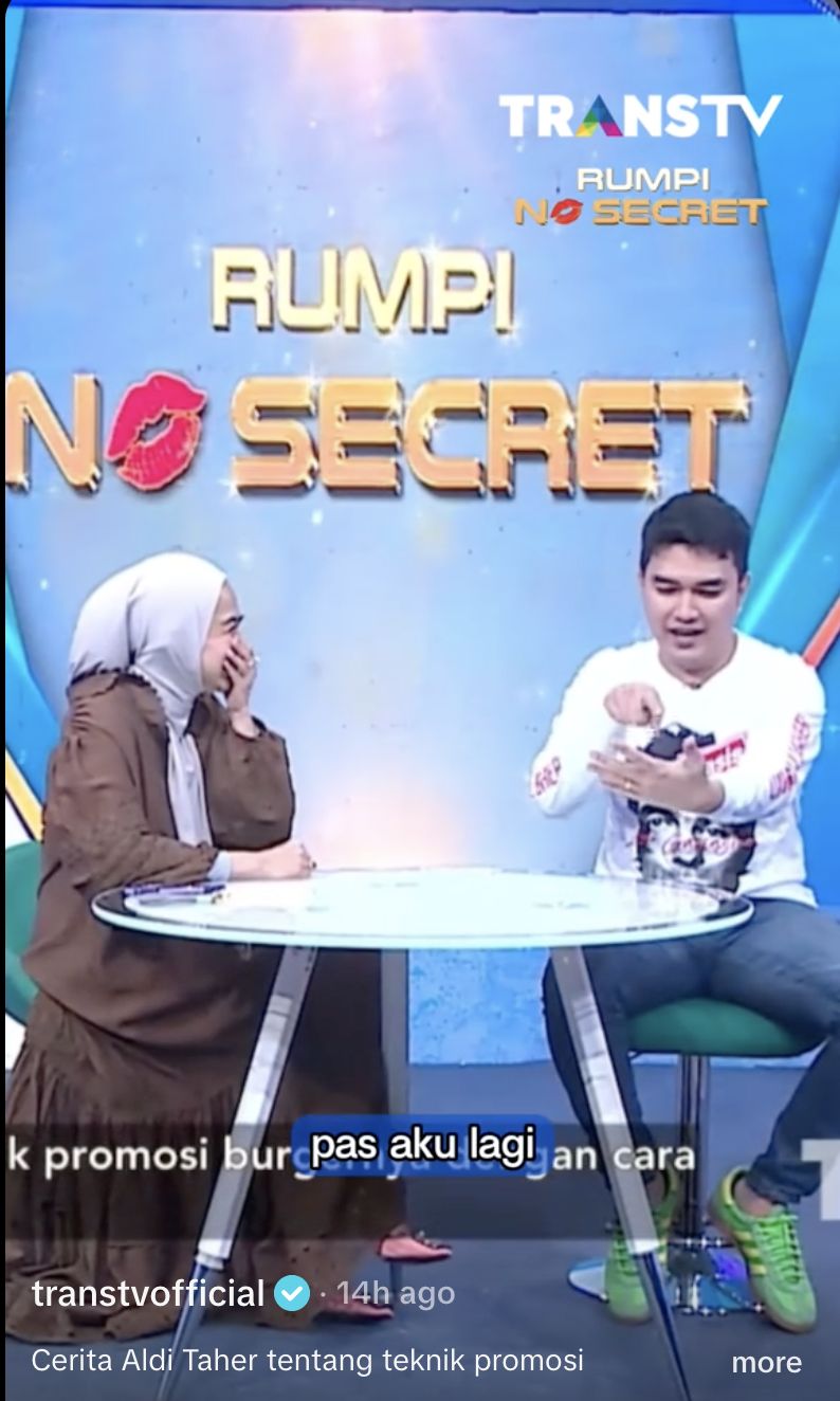 Cuma 'Asal Komentar' di Threads, Promosi Burger Aldi Taher Malah Bikin Antrean