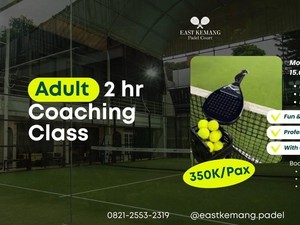 Tingkatkan Skill Bermain Padel Lewat Adult Coaching Class di East Kemang