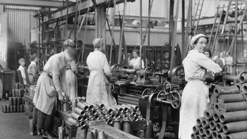 Produksi senjata Perang Dunia I di Inggris. Foto: Historicflix