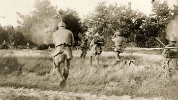 Pertempuran jarak dekat di front timur – pasukan Rusia melawan pasukan Jerman, Perang Dunia I Foto: Historicflix
