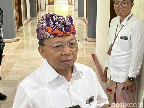 Gubernur Bali Wayan Koster saat ditemui di Kantor Gubernur Bali, Senin (16/3/2026).