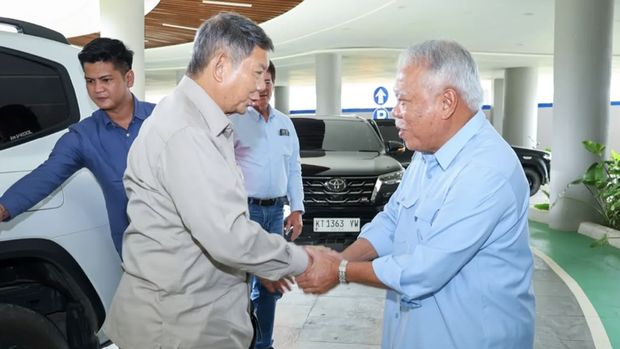 Hashim Djojohadikusumo melakukan kunjungan kerja ke Ibu Kota Nusantara (IKN). (Dok. OIKN)