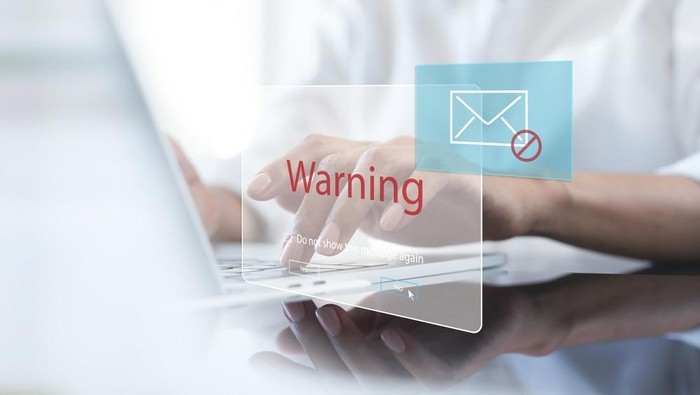 Ilustrasi email phising