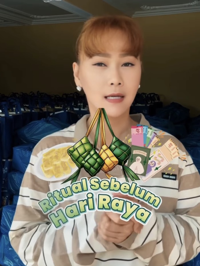 Momen Inul Daratista Gelar 'Ritual' Berbagi Jelang Lebaran di Kampung Halaman