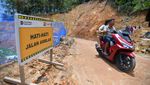 Jalan Longsor Tapanuli Tengah Belum Bisa Dilalui Pemudik Lebaran