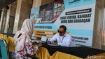 Layanan Zakat Fitrah di Masjid Istiqlal Mulai Ramai Didatangi Warga