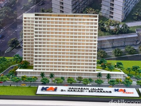 maket pembangunan hunian vertikal di Jakarta Selatan, Bandung, Semarang, dan Surabaya