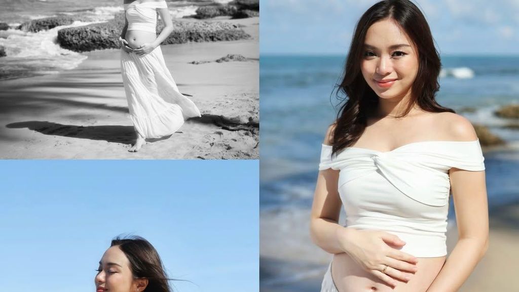 Pesona Nabilah Dozan Saat Foto Maternity