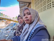 Kesaksian Pedagang Saat Plafon Pasar Sehat Soreang Ambruk