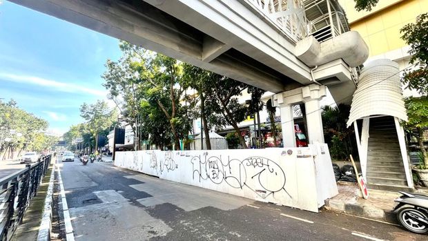Pembangunan proyek BRT Bandung Raya.