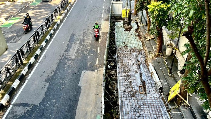 Pembangunan proyek BRT Bandung Raya.