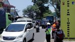 Potret One Way di Jalur Mudik Limbangan Garut