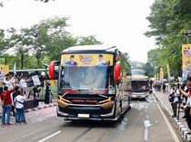 Pulang Basamo Gelombang Kedua, Andre Rosiade Lepas Ribuan Pemudik ke Sumbar