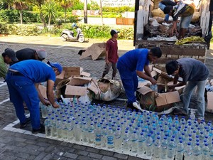 Penyelundupan 1,7 Ton Minyak Tanah dari Labuan Bajo ke Bima NTB Digagalkan