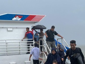 Arus Mudik di Pelabuhan Tanjung Buton Riau Mulai Melonjak Jelang Lebaran