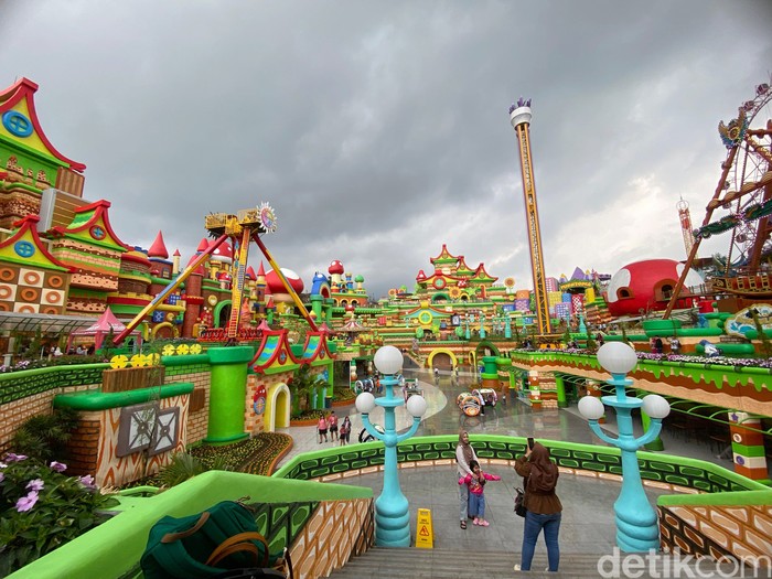 Potret Wisata Baru Mikutopia di Kota Batu Ramai Pengunjung