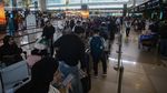 Suasana Bandara Soetta Ramai Jelang Puncak Mudik