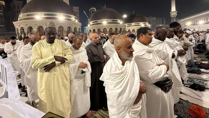 Muslims perform late-night prayers known as 