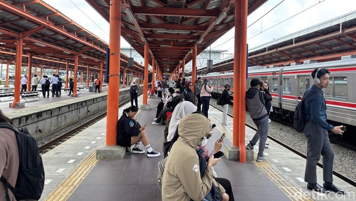 Suasana Stasiun Bekasi. (Rachma/detikcom)