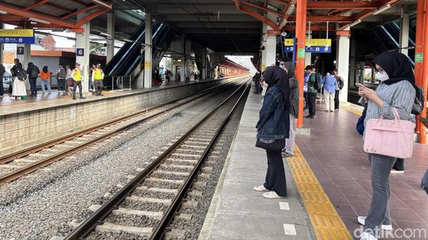 Suasana Stasiun Bekasi. (Rachma/detikcom)
