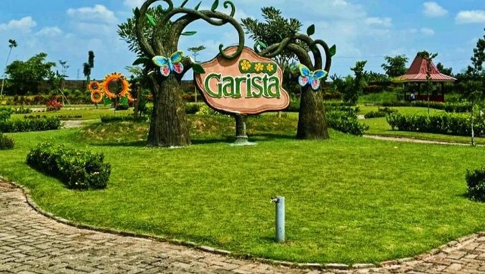 Taman Garista, Deli Serdang. (Olivia Andrea/detikSumut)