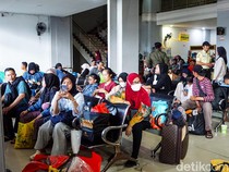 Terminal Jatijajar Mulai Dipadati Pemudik Jelang Mudik Lebaran