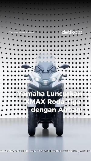 Video Yamaha Luncurkan XMAX Roda Tiga dengan Airbag!